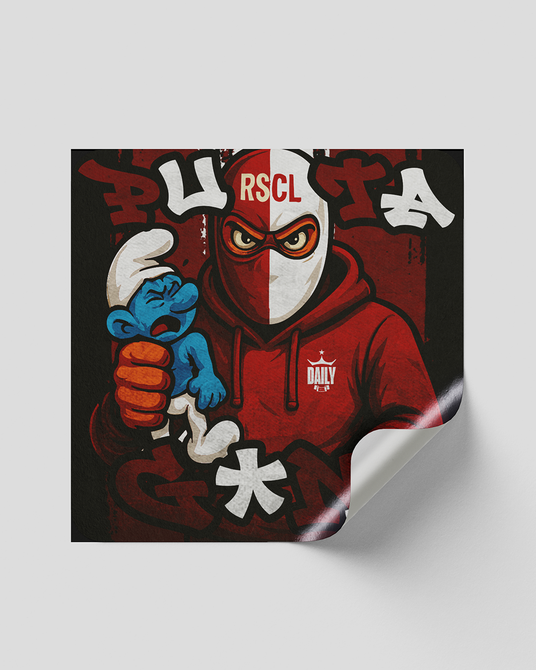 P*TA GENK STICKER 8x8cm