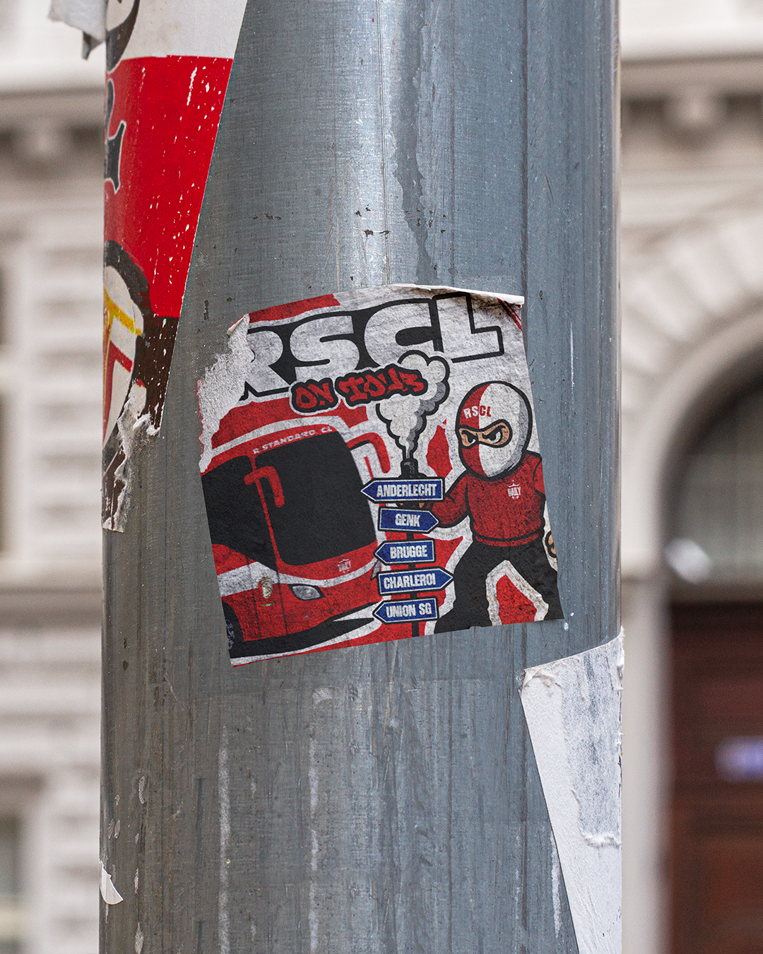 RSCL ON TOUR STICKER 8c8cm