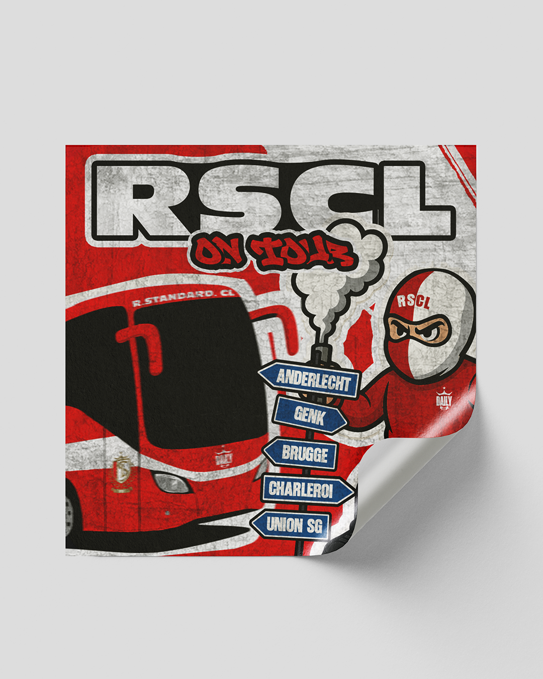 RSCL ON TOUR STICKER 8c8cm