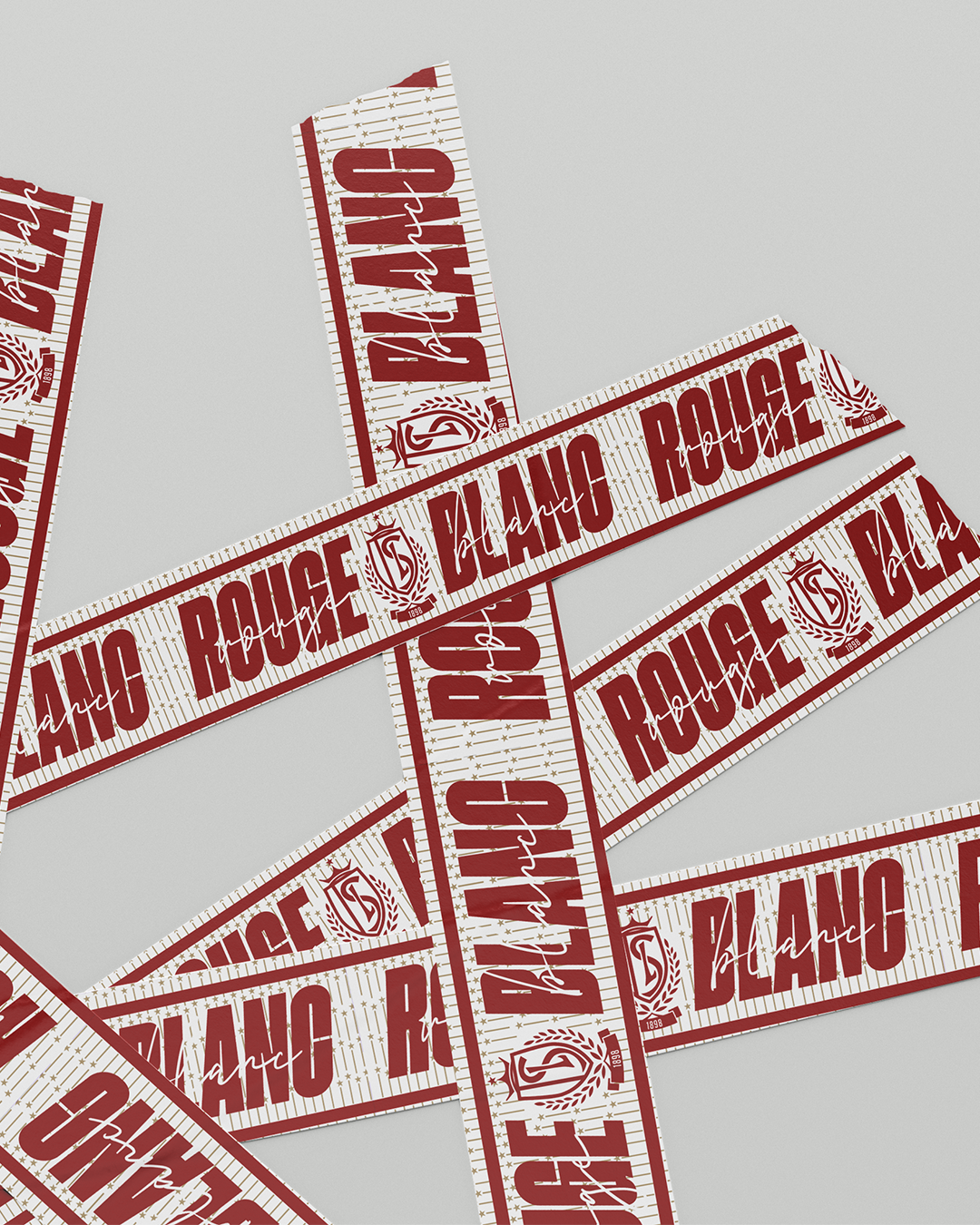 ROUGE ET BLANC ROLL TAPE